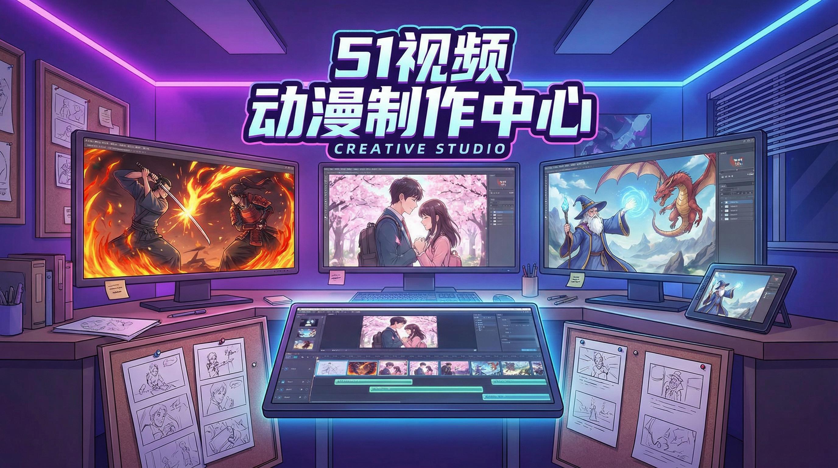 51视频-动漫制作全流程教程