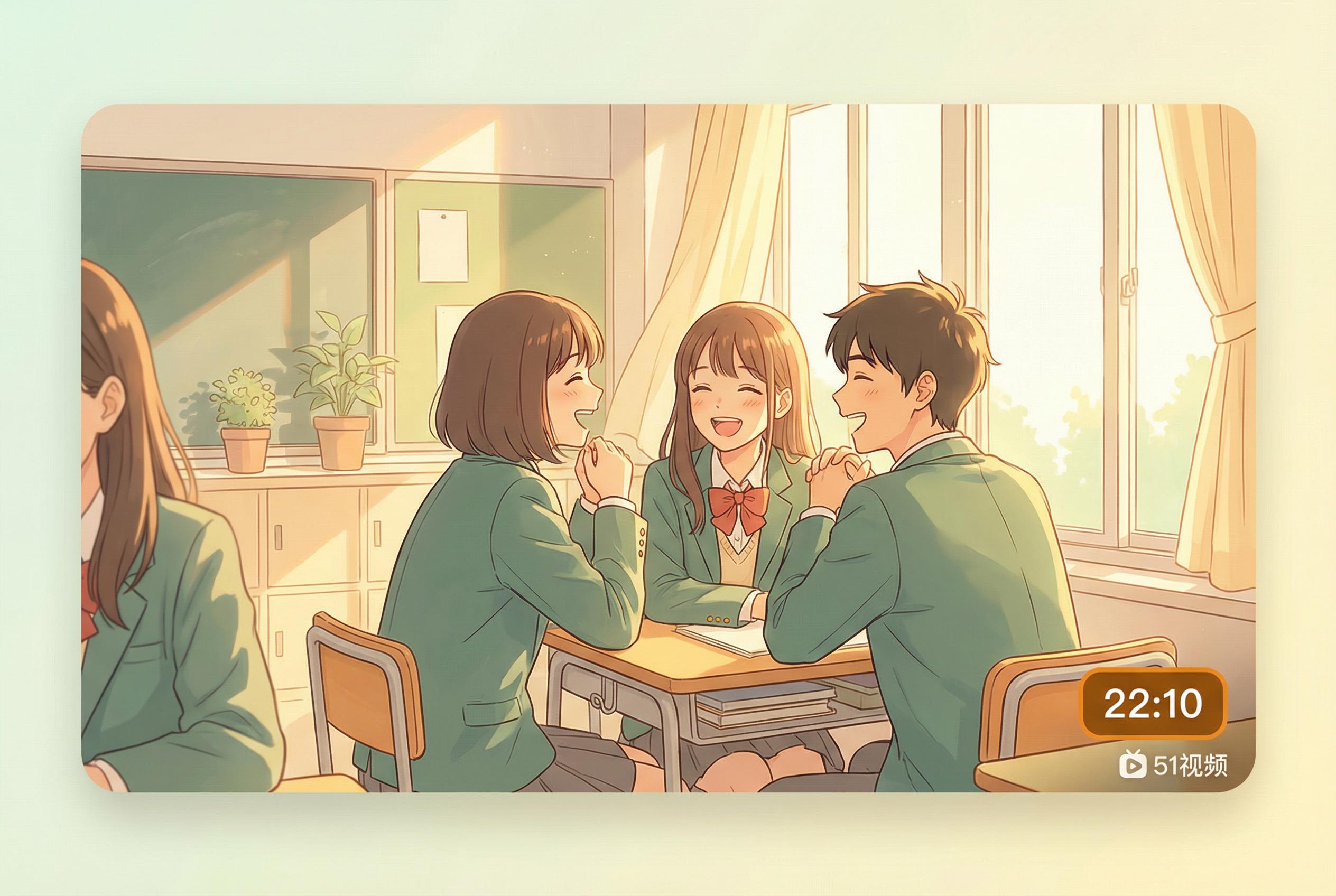 51视频-校园生活动漫分享