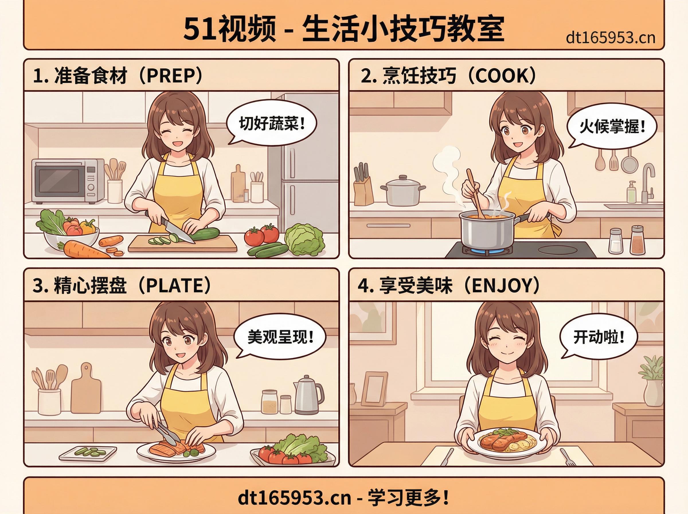 51视频-美食动漫教程